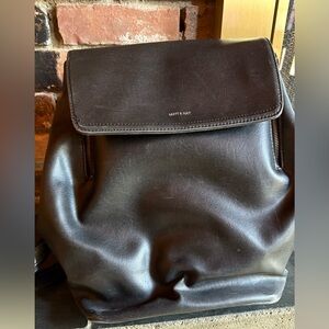 Matt & Nat Black Minimalist Backpack